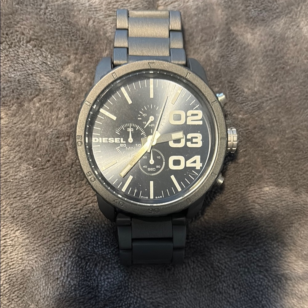 Diesel Black Stainless Steel Watch